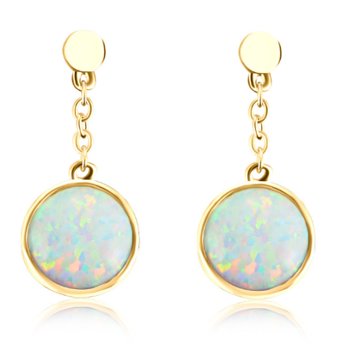 silver 925 earring opal stud earrings for woman